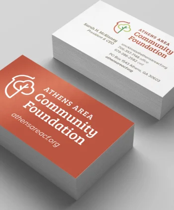 Athens Area Community Foundation business cards