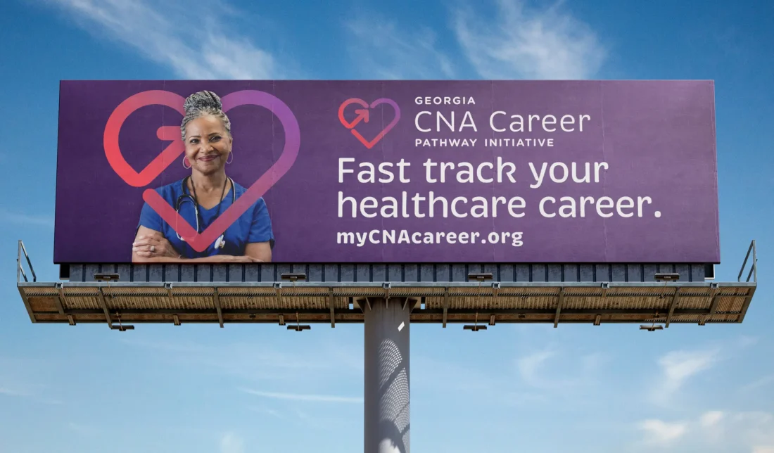 Georgia CNA Career billboard