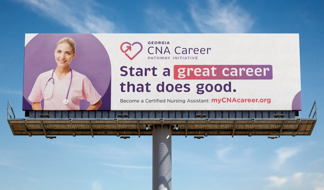 Georgia CNA Career billboard