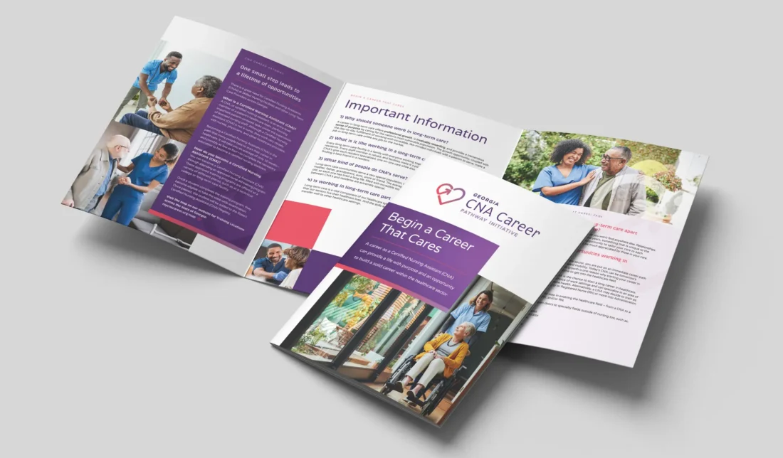 Georgia CNA Career brochure