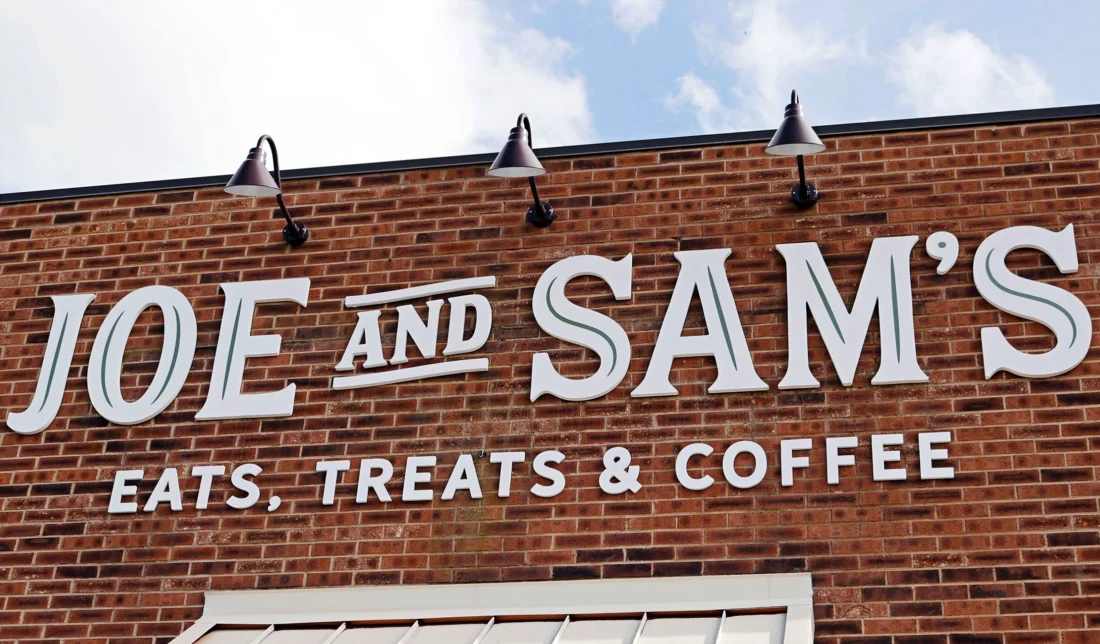 Joe and Sam’s signage