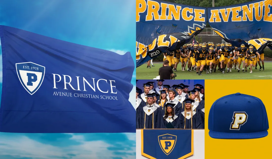 Prince Avenue Christian School branding